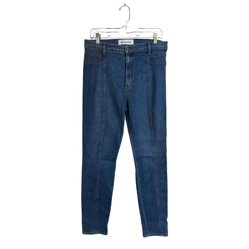 Reformation Blue Skinny Jeans